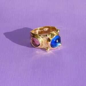Mondo Mondo Pulp Ring blue & lavender, 7